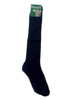 Scholastic Navyblue Long Socks Large